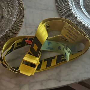 Yellow Industrial Belt